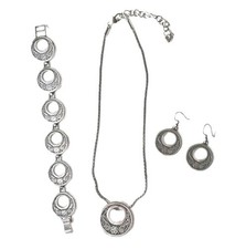 Vintage Retired Brighton Hyde Park Jewelry Set — Necklace, Bracelet & Earrings picture