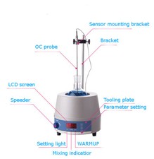 Intbuying 5000ml Electric Digital Heating Mantle with Magnetic Stirrer 220V 800W picture
