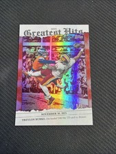 Topps 2025 Greatest Hits Insert Treylon Burks Washington Commanders Red SSp 1/5 picture