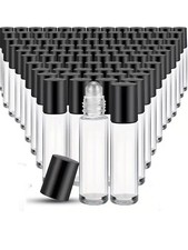 600 pcs 8ml glass bottle +roll on ball + black cap wholesale Bulk *ePerfumeBar* picture