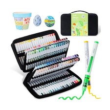 Ohuhu Acrylic Paint Markers Brush Tip 120 Colors Opaque Paint Pens - Kahuku picture