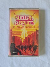 Nuclear Assault Game Over Cassette Tape - Thrash Combat Records 1986 - EXCELLENT picture