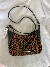 NEW BRAHMIN Corinne crossbody, black damson, genuine leather, $325 picture
