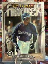 1996 Topps Finest Franchises Ken Griffey Jr. F1 Seattle Mariners Insert picture