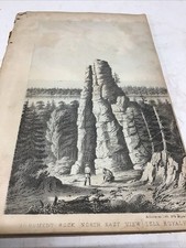 Rare 1851 Book Of James Ackerman Lithographs #2-35  379 Broadway NY / 4 Pullouts picture