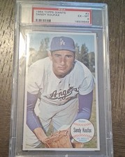 1964 Topps Giants - Sandy Koufax #3 PSA Graded 6 EX-MT picture