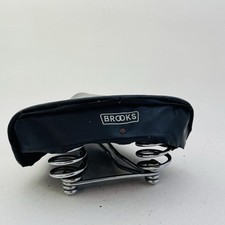 Vintage Brooks Bicycle Saddle Seat Black Suspension Springs Comfort Bike B01 picture