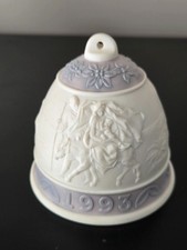 Vintage Lladró 1993 Annual Porcelain Christmas Bell picture