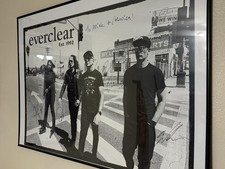 Everclear Signed Big Poster From Show In 2023 picture