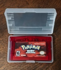 Pokemon Ruby Version GBA Cartridge Game Fresh Battery picture