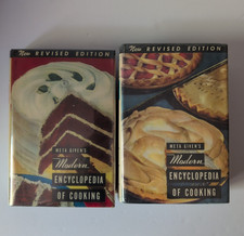 Meta Given Modern Encyclopedia of Cooking 2 Vol Set 1949 1959 w/Dust Jackets picture