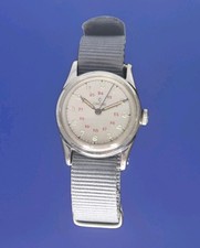 Vintage CONCORD 17 Jewel Military Style Watch Runs  Sweep Second 12/24 Nato Band picture