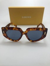 NEW LOEWE LW40155I 53V BLONDE HAVANA/BLUE AUTHENTIC SUNGLASSES FRAMES 51-19 picture