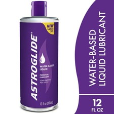 Astroglide Liquid, Water Based Personal Lubricant, Condom Compatible Lube 12oz picture