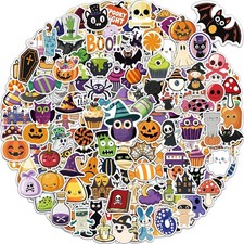 Bulk Crafts for Kids, 300 Pcs Halloween Pumpkin Stickers for Kids picture