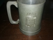 Vintage Yale University Heavy Pewter Beer Stein Mug Ben W. Cowles Class of 1949 picture
