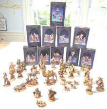 RARE Fontanini Nativity 35 Pc 10 Boxes 3.5 inch  Figures picture