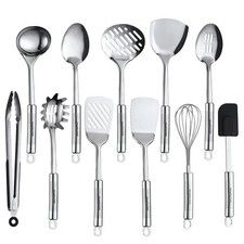 11PCS Stainless Steel Cooking Utensils Set, Kitchen Tools, Durable & Easy Clean picture