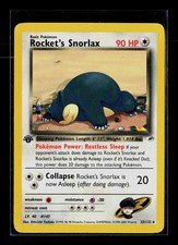 Pokemon 2000 Gym Challenge Rocket's Snorlax 1st Edition #33/132 picture