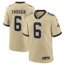 HOT Men's Tyler #6 Shough Jersey - Gold Size S-2XL picture