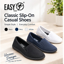 Unisex Casual Slip On Shoes Lightweight Comfortable Everyday Walking Trainers picture