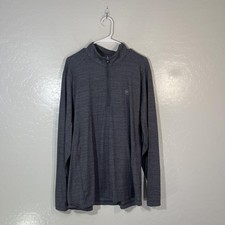 TravisMathew Pullover Mens XL Gray Quarter Zip Golf Stretch Lightweight Athletic picture
