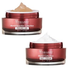 Vine Vera Merlot Day Cream and Peeling Gel Set  - Anti Aging Skin Care picture