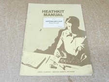 Heathkit SA-2550 Ham Radio Antenna Matcher User Manual + Schematics (original) picture
