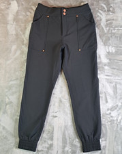 NWT ACAI Thermal Casual Stroll Pants Womens 28 R Black Fleece Lined Jogger picture