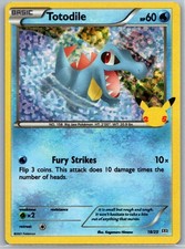 Totodile Holofoil Promo McDonald's 25th Anniversary Promos [M21 - 018/025] - LP picture