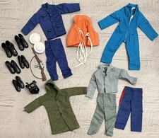 GI JOE vintage Clothing And Accessories LOT  FROM THE 60-70'S made In Hong Kong picture