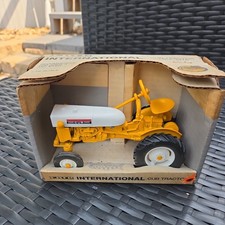 🔥  Vintage 1992 Ertl 1:16 International Cub Tractor, #653DO Yellow/White NIB picture