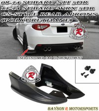 Fits 08-14 Impreza STI GRB Hatchback CS-Style Bottom Line Rear Aprons (Urethane) picture