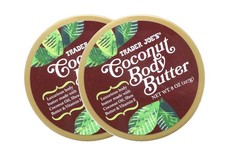 Trader Joe's TWO Pack Coconut Body Butter 8oz (227g) each Brand New Sealed picture