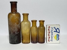 Antique Pharmacy Bottle 4 bottle 1880-1900s picture