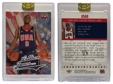 2004 Fleer Skybox USA Basketball #USAB  LeBron James Rookie Card (RC) picture