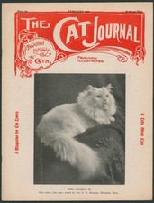 Rare 1900s The Cat Journal Magazine 1905 Early Cat Fancy~Breeding~Show History picture