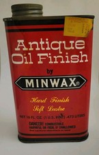 Vintage Minwax Antique Oil Finish 16 oz 1 Pint Hard Finish Soft Lustre NEW picture