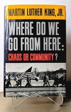 Martin Luther King Jr. Where Do We Go from Here Hardcover DJ Harper & Row 1967 picture