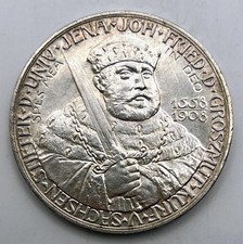 1908 Saxe-Weimar-Eisenach Germany 5 Mark William Ernest Jena University KM-220 picture