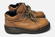 Vtg Dr. Martens 9365 Made In England Men Size8 Brown Leather DM's Ankle Shoes picture