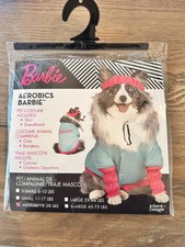 NEW Aerobics Barbie Pet Dog Halloween Costume Outfit Clothes Medium 18-28 Lb picture