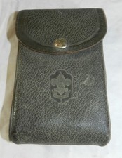 Vintage Empty Boy Scout Leather Camera Case - 5