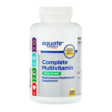 Complete Multivitamin/Multimineral Supplement Tablets, Adults 50+, 220 Count picture