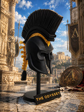 Agamemnon Helmet The Odyssey Greek Warrior Replica 3D Printed Display Decor picture