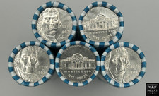 1776 - 2026 P Nickels : 5 Sealed Rolls (200 Nickels) - OBW from Loomis Box picture