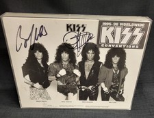 KISS Signed 8x10 Photo Paul Stanley & Bruce Kulick Autograph Non-Makeup Era picture