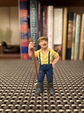Bullyland Farmer w/ Pitchfork Figure Germany  1980s - 1990s picture