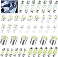 42 Pcs Car LED Lights Kit, 6000K 12V T10 Interior Bulbs picture