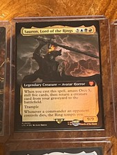 MTG Sauron LOTR Commander Deck 100 Card EDH | Orc Goblin Amass | Custom Build picture